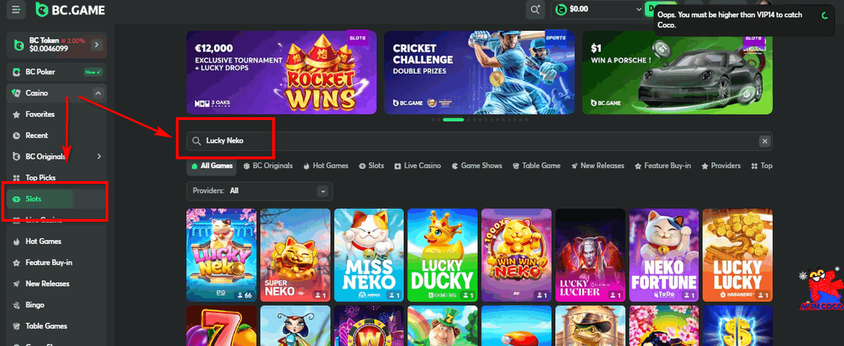 Simulan ang Paglalaro ng Lucky Neko Slot