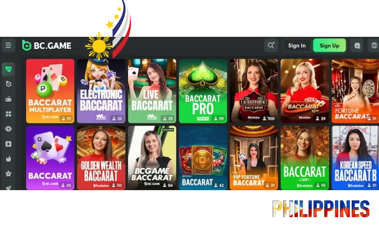 Popular Live Baccarat Variations on BC.Game